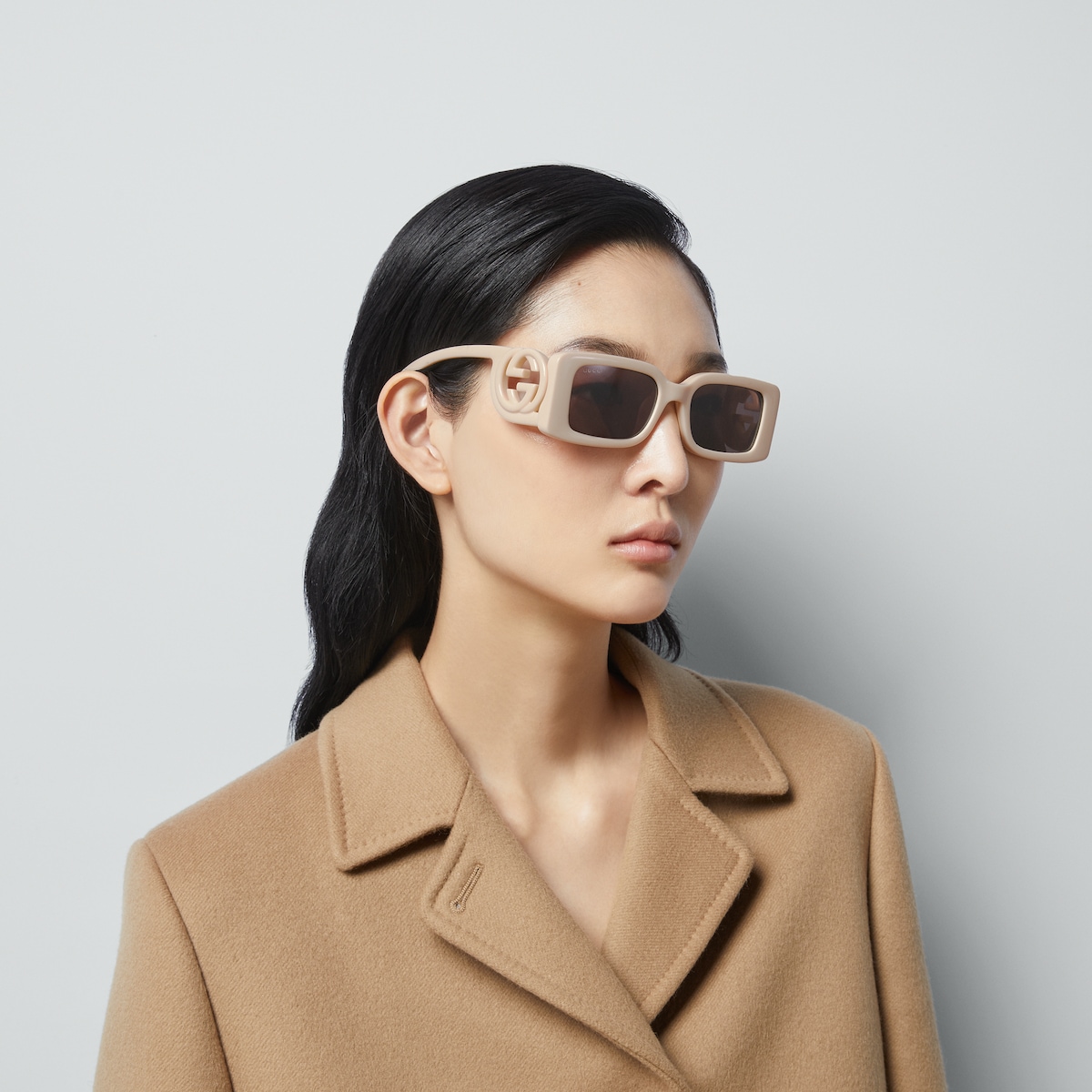 Rectangular-frame sunglasses - Image 4